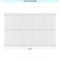Immagine di Irsap ARPA 12_2 VERTICALE Radiatore 48 elementi L.86,8 P.5 H.202 cm, colore grigio titanio metallizzato finitura lucido Cod.L3 A22202048L3IR01A01