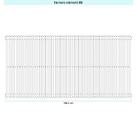 Immagine di Irsap ARPA 12_2 VERTICALE Radiatore 60 elementi L.108,4 P.5 H.55 cm, colore bianco edelweiss finitura lucido Cod.34 A2205506034IR01A01