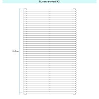 Immagine di Irsap ARPA 18 ORIZZONTALE Radiatore 42 elementi L.65 P.4,6 H.113,5 cm, colore bianco standard finitura lucido Cod.01 A1806504201IR01H01