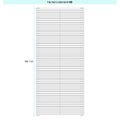 Immagine di Irsap ARPA 18 ORIZZONTALE Radiatore 60 elementi L.92 P.4,6 H.162,1 cm, colore bianco standard finitura lucido Cod.01 A1809206001IR01H01
