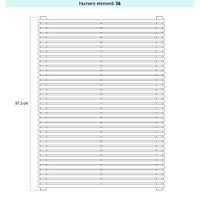 Immagine di Irsap ARPA 18_2 ORIZZONTALE Radiatore 36 elementi L.65 P.6,2 H.97,3 cm, colore bianco standard finitura lucido Cod.01 A2806503601IR01H01