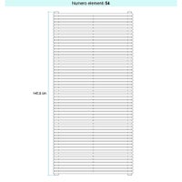 Immagine di Irsap ARPA 18_2 ORIZZONTALE Radiatore 54 elementi L.75 P.6,2 H.145,9 cm, colore bianco standard finitura lucido Cod.01 A2807505401IR01H01