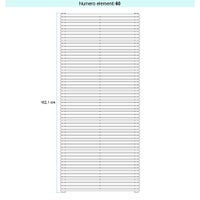 Immagine di Irsap ARPA 18_2 ORIZZONTALE Radiatore 60 elementi L.52 P.6,2 H.162,1 cm, colore bianco standard finitura lucido Cod.01 A2805206001IR01H01