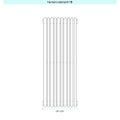 Immagine di Irsap ARPA 18 VERTICALE Radiatore 10 elementi L.27,1 P.4,6 H.122 cm, colore bianco standard finitura lucido Cod.01 A1812201001IR01A01