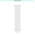 Immagine di Irsap ARPA 18_2 VERTICALE Radiatore 6 elementi L.16,3 P.6,2 H.52 cm, colore bianco standard finitura lucido Cod.01 A2805200601IR01A01
