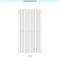 Immagine di Irsap ARPA 18_2 VERTICALE Radiatore 14 elementi L.37,9 P.6,2 H.222 cm, colore grigio medio finitura ruvido Cod.4D A282220144DIR01A01