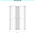 Immagine di Irsap ARPA 18_2 VERTICALE Radiatore 18 elementi L.48,7 P.6,2 H.182 cm, colore bianco edelweiss finitura lucido Cod.34 A2818201834IR01A01