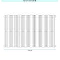 Immagine di Irsap ARPA 18_2 VERTICALE Radiatore 42 elementi L.113,5 P.6,2 H.70 cm, colore grigio titanio metallizzato finitura lucido Cod.L3 A28070042L3IR01A01