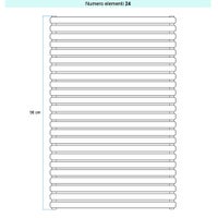 Immagine di Irsap ELLIPSIS 30_H Radiatore 24 elementi L.153 P.4,4 H.96 cm, colore bianco standard finitura lucido Cod.01 HE115302401IR01H01