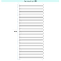 Immagine di Irsap ELLIPSIS 30_H Radiatore 36 elementi L.53 P.4,4 H.144 cm, colore bianco standard finitura lucido Cod.01 HE105303601IR01H01