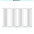 Immagine di Irsap ELLIPSIS 30_V Radiatore 26 elementi L.104 P.4,4 H.66 cm, colore bianco standard finitura lucido Cod.01 HE106602601IR01A01