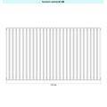 Immagine di Irsap ELLIPSIS 30_V Radiatore 28 elementi L.112 P.4,4 H.86 cm, colore bianco standard finitura lucido Cod.01 HE108602801IR01A01