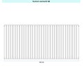 Immagine di Irsap ELLIPSIS 30_V Radiatore 34 elementi L.136 P.4,4 H.76 cm, colore bianco standard finitura lucido Cod.01 HE107603401IR01A01