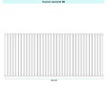 Immagine di Irsap ELLIPSIS 30_V Radiatore 36 elementi L.144 P.4,4 H.203 cm, colore bianco standard finitura lucido Cod.01 HE120303601IR01A01