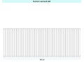 Immagine di Irsap ELLIPSIS 30_V Radiatore 42 elementi L.168 P.4,4 H.68 cm, colore bianco standard finitura lucido Cod.01 HE106804201IR01A01