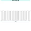 Immagine di Irsap ELLIPSIS 30_V Radiatore 46 elementi L.184 P.4,4 H.56 cm, colore bianco standard finitura lucido Cod.01 HE105604601IR01A01