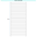 Immagine di Irsap ELLIPSIS_H Radiatore 24 elementi L.102 P.5,3 H.144 cm, colore bianco standard finitura lucido Cod.01 TL110202401IR01H01