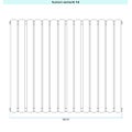 Immagine di Irsap ELLIPSIS_V 2 Radiatore 14 elementi L.84 P.7,6 H.182 cm, colore sablè finitura ruvido Cod.Y4 TL2182014Y4IR01A01