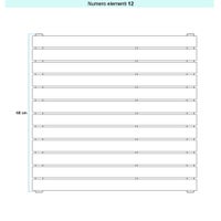 Immagine di Irsap PIANO ORIZZONTALE Radiatore 12 elementi L.122 P.3,8 H.68 cm, colore sunstone finitura ruvido Cod.2D PI11220122DIR01H01