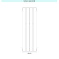 Immagine di Irsap PIANO 2 VERTICALE Radiatore 4 elementi L.23,2 P.4,6 H.152 cm, colore grigio titanio metallizzato finitura lucido Cod.L3 PI2152004L3IR01A01