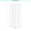 Immagine di Irsap PIANO 2 VERTICALE Radiatore 6 elementi L.34,4 P.4,6 H.92 cm, colore bianco standard finitura lucido Cod.01 PI209200601IR01A01