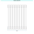 Immagine di Irsap SAX 2 VERTICALE Radiatore 8 elementi L.32 P.8 H.53 cm, colore bianco standard finitura lucido Cod.01 SX205300801IR01A01