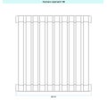 Immagine di Irsap SAX 2 VERTICALE Radiatore 10 elementi L.40 P.8 H.150 cm, colore nero ral 9005 finitura lucido Cod.10 SX215001010IR01A01