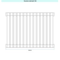 Immagine di Irsap SAX 2 VERTICALE Radiatore 14 elementi L.56 P.8 H.63 cm, colore bianco edelweiss finitura lucido Cod.34 SX206301434IR01A01