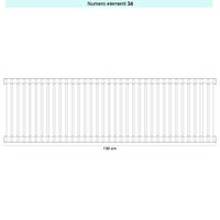 Immagine di Irsap SAX 2 VERTICALE Radiatore 34 elementi L.136 P.8 H.85 cm, colore sunstone finitura ruvido Cod.2D SX20850342DIR01A01