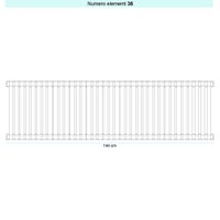 Immagine di Irsap SAX 2 VERTICALE Radiatore 36 elementi L.144 P.8 H.73 cm, colore quartz 1 finitura ruvido Cod.1C SX20730361CIR01A01