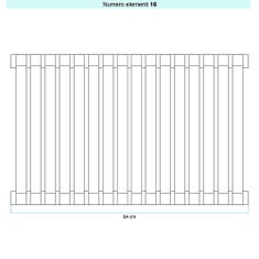 Immagine di Irsap SAX VERTICALE Radiatore 16 elementi L.64 P.5,5 H.180 cm, colore bianco standard finitura lucido Cod.01 SX118001601IR01A01