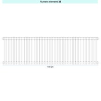 Immagine di Irsap SAX VERTICALE Radiatore 36 elementi L.144 P.5,5 H.83 cm, colore bianco standard finitura lucido Cod.01 SX108303601IR01A01