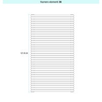 Immagine di Irsap ARPA 23_2 ORIZZONTALE Radiatore 36 elementi L.55 P.7 H.121,8 cm, colore bianco finitura opaco Cod.J8 SI2055036J8IR01H01