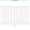 Immagine di Irsap ELLIPSIS_V Radiatore 18 elementi L.108 P.5,3 H.70 cm, colore bianco finitura opaco Cod.J8 TL1070018J8IR01A01