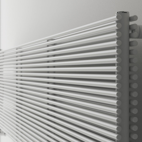 Immagine di Irsap ARPA 12_2 ORIZZONTALE Radiatore 18 elementi L.52 P.5 H.32,8 cm, colore bianco standard finitura lucido Cod.01 A2205201801IR01H01