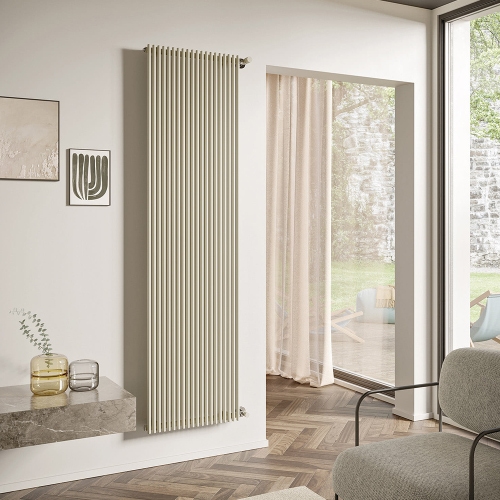 Immagine di Irsap ARPA 18 VERTICALE Radiatore 24 elementi L.64,9 P.4,6 H.222 cm, colore bianco finitura opaco Cod.J8 A18222024J8IR01A01