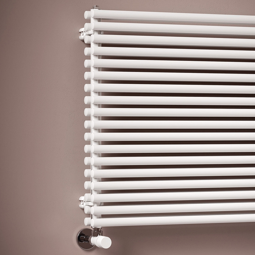 Immagine di Irsap ARPA 23_2 ORIZZONTALE Radiatore 6 elementi L.52 P.7 H.19,8 cm, colore bianco standard finitura lucido Cod.01 SI205200601IR01H01