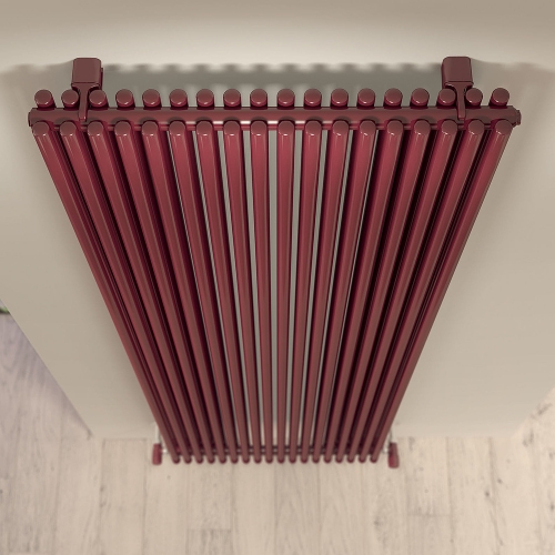 Immagine di Irsap ARPA 23_2 VERTICALE Radiatore 24 elementi L.81 P.7 H.202 cm, colore bianco finitura opaco Cod.J8 SI2202024J8IR01A01