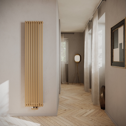 Immagine di Irsap ELLIPSIS 30_V Radiatore 4 elementi L.16 P.4,4 H.53 cm, colore bianco standard finitura lucido Cod.01 HE105300401IR01A01