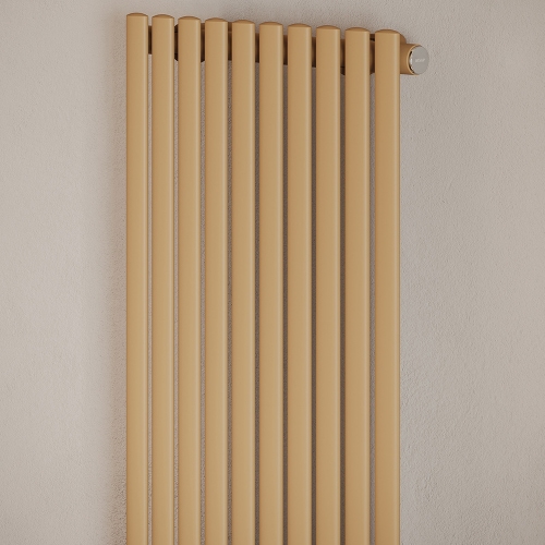 Immagine di Irsap ELLIPSIS 30_V Radiatore 4 elementi L.16 P.4,4 H.53 cm, colore bianco standard finitura lucido Cod.01 HE105300401IR01A01