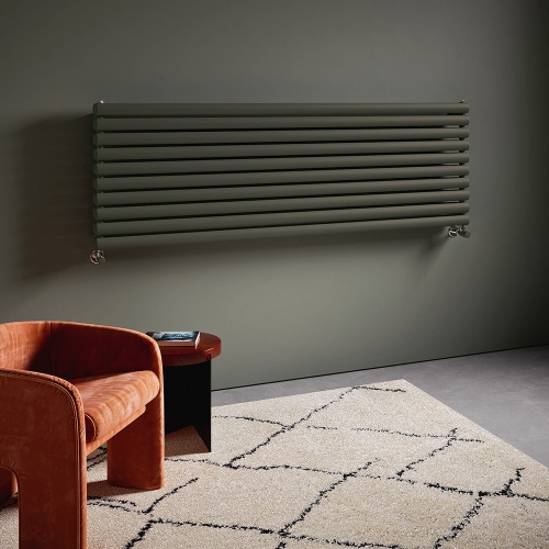 Immagine di Irsap ELLIPSIS_H 2 Radiatore 10 elementi L.182 P.7,6 H.60 cm, colore bianco perla finitura ruvido Cod.16 TL218201016IR01H01