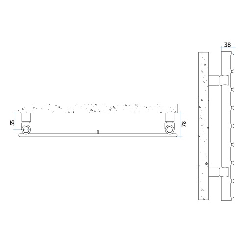 Immagine di Irsap PIANO ORIZZONTALE Radiatore 20 elementi L.222 P.3,8 H.112,8 cm, colore bianco standard finitura lucido Cod.01 PI122202001IR01H01