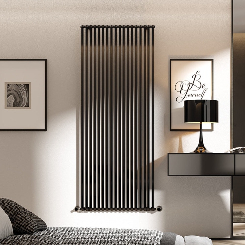 Immagine di Irsap SAX VERTICALE Radiatore 6 elementi L.24 P.5,5 H.120 cm, colore bianco standard finitura lucido Cod.01 SX112000601IR01A01
