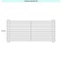 Immagine di Irsap ARPA 12 ORIZZONTALE Radiatore 14 elementi H.25,6 L.87 P.4 cm, colore bianco standard finitura lucido Cod.01 A1208701401IR01H