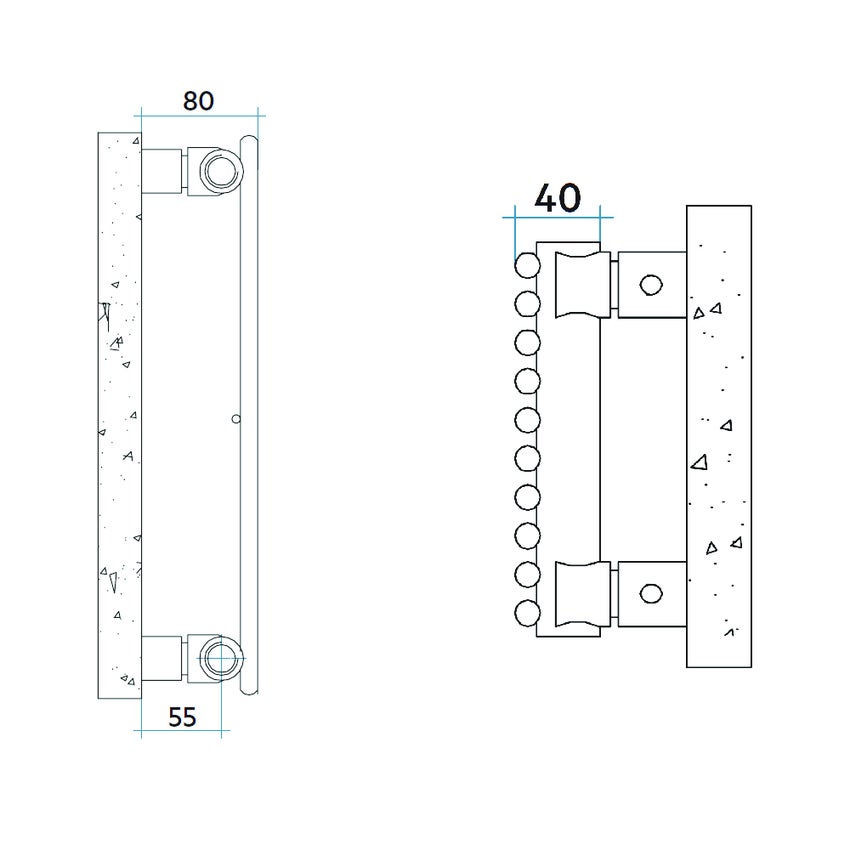 Immagine di Irsap ARPA12 VERTICALE Radiatore 6 elementi H.70 L.11,2 P.4 cm, colore bianco standard finitura lucido Cod.01 A1207000601IR01A