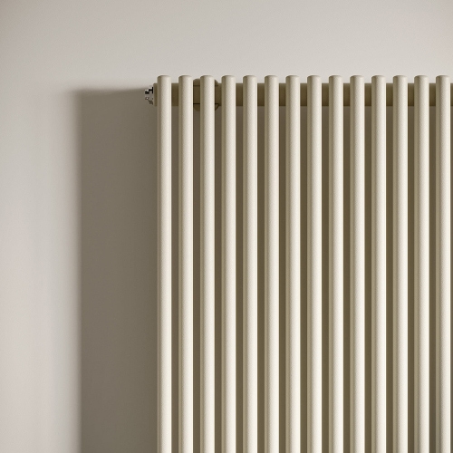 Immagine di Irsap ARPA18 VERTICALE Radiatore 8 elementi H.55 L.21,7 P.4,6 cm, colore bianco standard finitura lucido Cod.01 A18055004801IR01A01