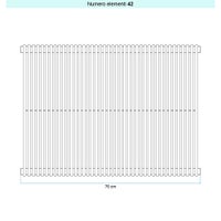 Immagine di Irsap ARPA12_2 VERTICALE Radiatore 42 elementi H.70 L.76 P.5 cm, colore bianco standard finitura lucido Cod.01 A2207004201IR01A01