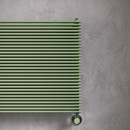 Immagine di Irsap ARPA12_2 ORIZZONTALE Radiatore  50 elementi H.90,4 L.202 P.5 cm, colore nero satinato finitura ruvido Cod.30 A2220205030IR01H