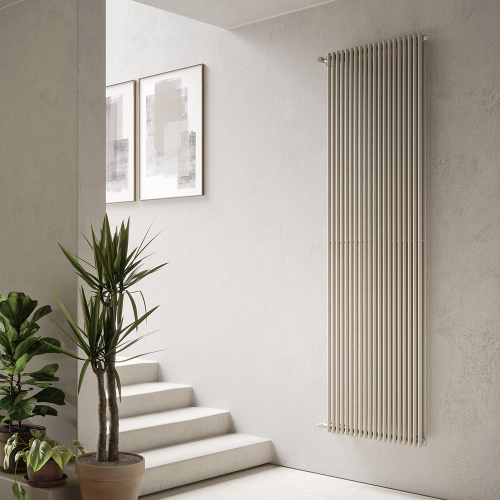 Immagine di Irsap ARPA18_2 VERTICALE Radiatore 26 elementi, H.182 L.70,3 P.6,2 cm, colore bruno tabacco finitura ruvido Cod.1B A281820261BIR01A