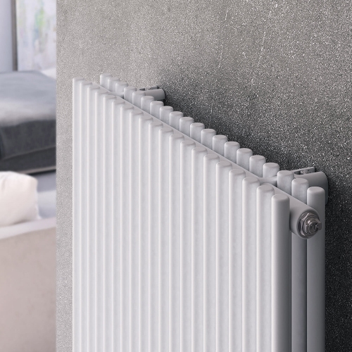 Immagine di Irsap ARPA18_2 VERTICALE Radiatore 26 elementi, H.202 L.70,3 P.6,2 cm, colore nero finitura opaco Cod.K1 A28202026K1IR01A